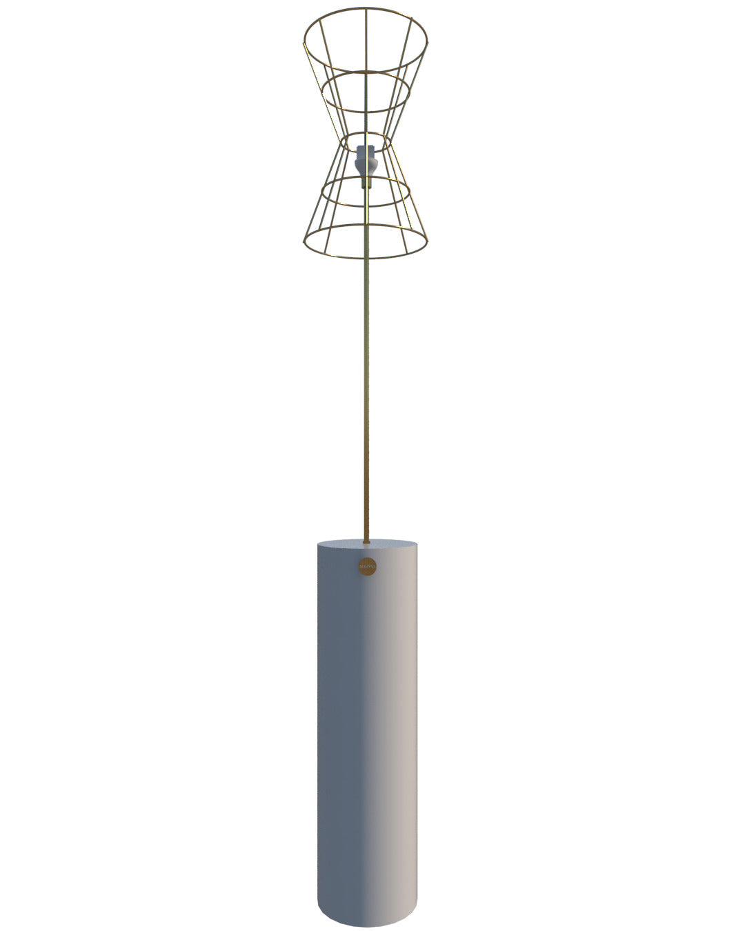 Luminaria Cónica Piso A1 - Aluzina-diseño